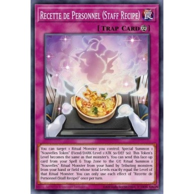 Recette de Personnel (Staff Recipe)