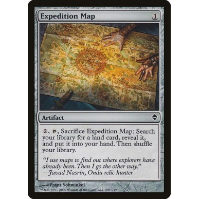 Mappa della Spedizione