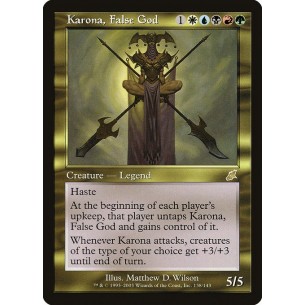 Karona, Dio Fasullo