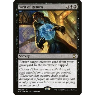 Writ of Return