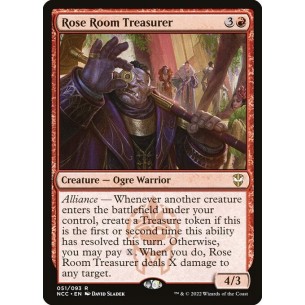 Rose Room Treasurer