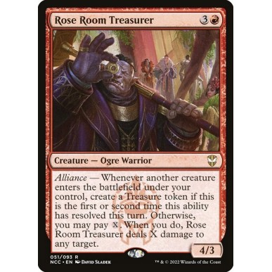 Rose Room Treasurer