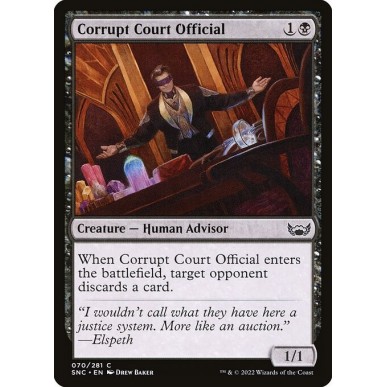 Funzionario di Corte Corrotto