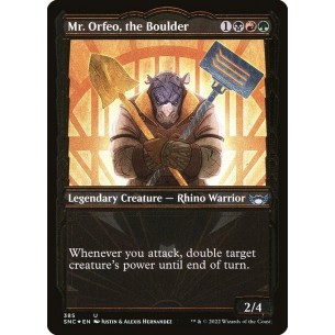 Mr. Orfeo, the Boulder