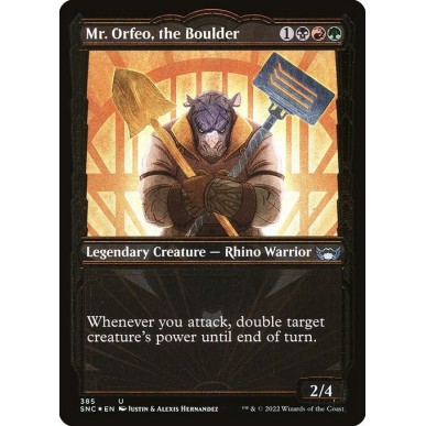 Mr. Orfeo, the Boulder