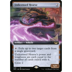 Unlicensed Hearse