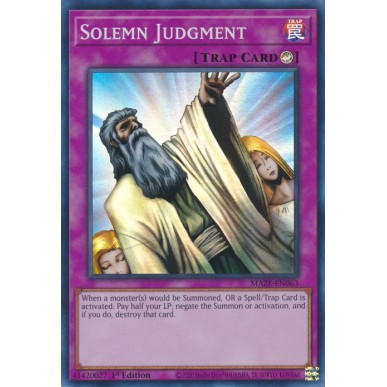 Giudizio Solenne (V.1 - Super Rare)