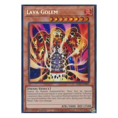Golem di Lava (V.3 - Secret Rare)