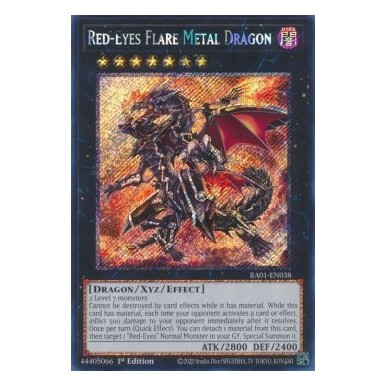 Drago Metallico Fiamma Occhi Rossi...