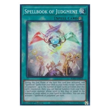 Spellbook of Judgment (V.1 - Super Rare)