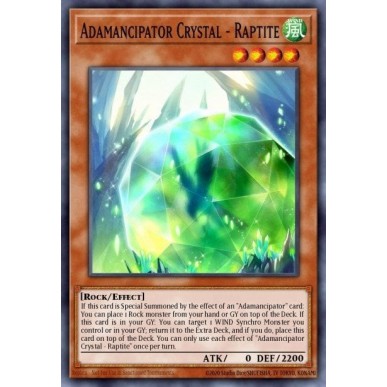Adamancipator Crystal - Raptite