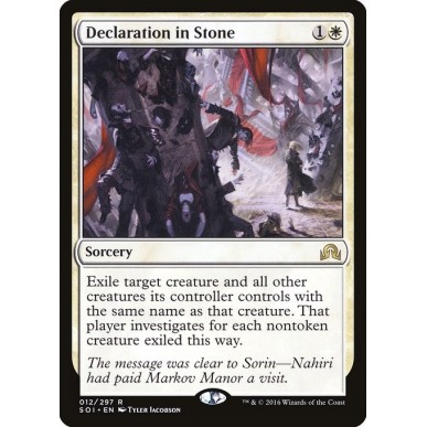 Declaration in Stone