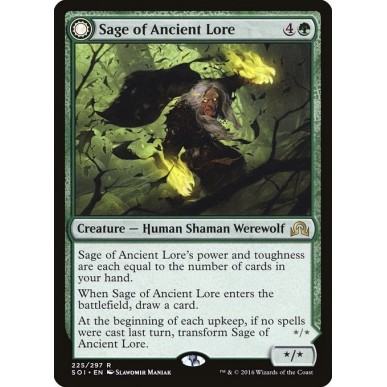 Sage of Ancient Lore // Werewolf of...