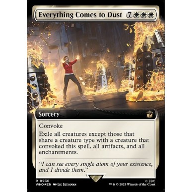Everything Comes to Dust