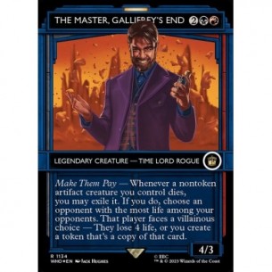 The Master, Gallifrey's End
