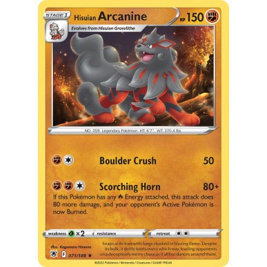 Hisuian Arcanine