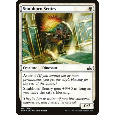 Snubhorn Sentry