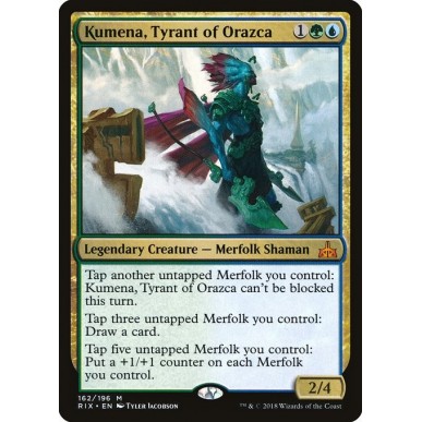 Kumena, Tiranno di Orazca
