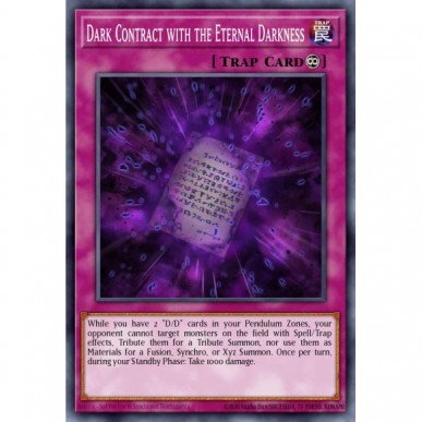 Dark Contract with the Eternal Darkness