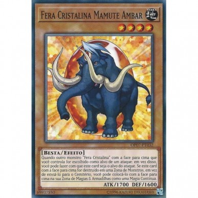 Crystal Beast Amber Mammoth