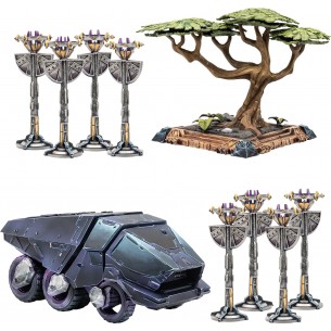 Marvel Crisis Protocol - Kingdom of Wakanda Terrain Pack 2