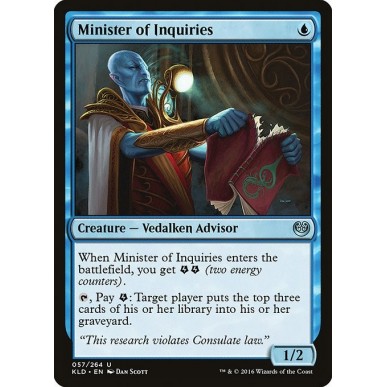 Minister of Inquiries