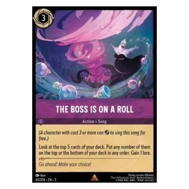 The Boss Is On A Roll