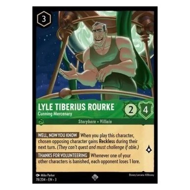 Lyle Tiberius Rourke - Cunning Mercenary