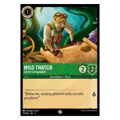 Milo Thatch - Cartografo Brillante