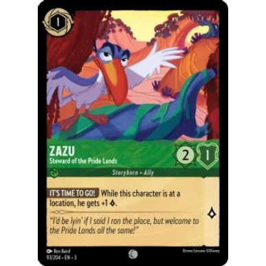 Zazu - Steward of the Pride Lands