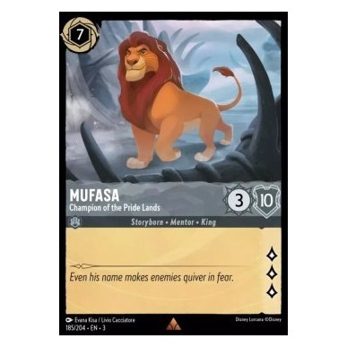 Mufasa - Champion of the Pride Lands