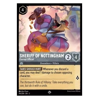 Sheriff of Nottingham - Corrupt Official