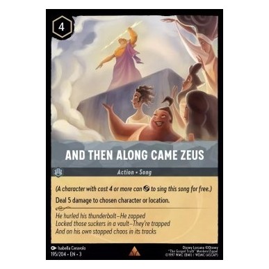 And Then Along Came Zeus