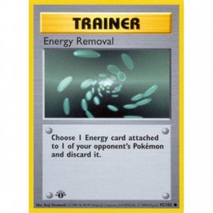 Energy Removal