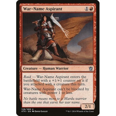 War-Name Aspirant