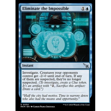 Eliminate the Impossible