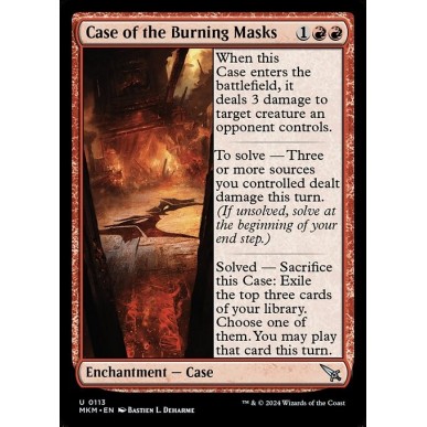 Case of the Burning Masks