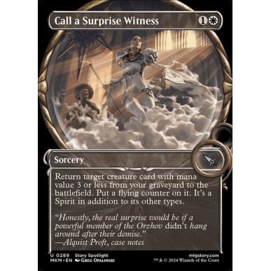 Call a Surprise Witness