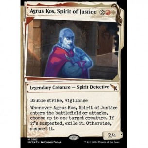 Agrus Kos, Spirit of Justice