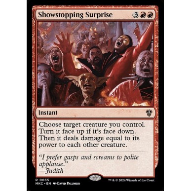 Showstopping Surprise