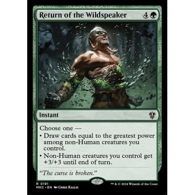Return of the Wildspeaker