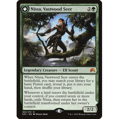 Nissa, Vastwood Seer // Nissa, Sage...