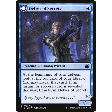 Delver of Secrets // Insectile...