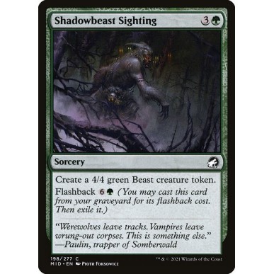 Shadowbeast Sighting