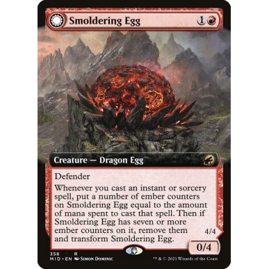 Smoldering Egg // Ashmouth Dragon