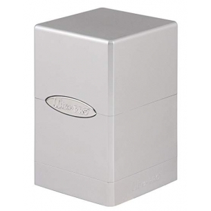 Satin Tower - Metallic Silver - Ultra Pro Deck Box