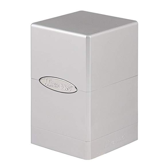 Satin Tower - Metallic Silver - Ultra Pro Deck Box