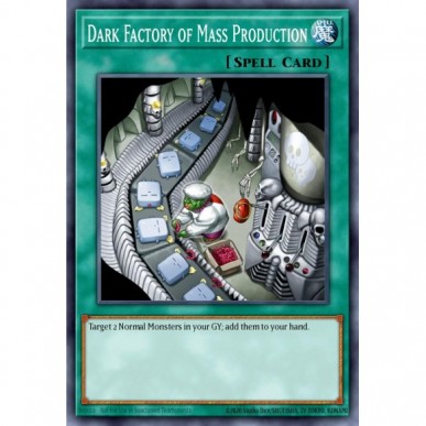 Dark Factory of Mass Production
