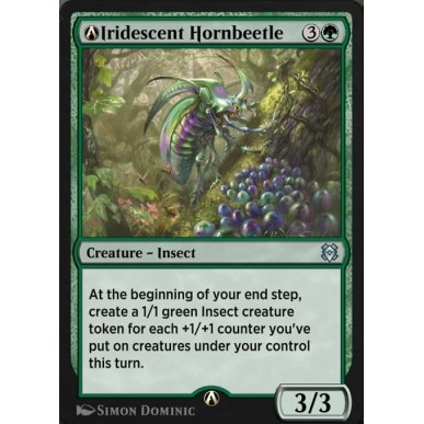 A-Iridescent Hornbeetle