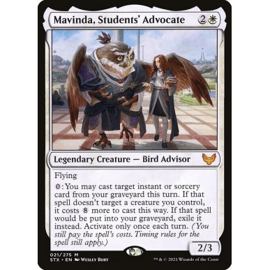 Mavinda, Sostenitrice degli Studenti